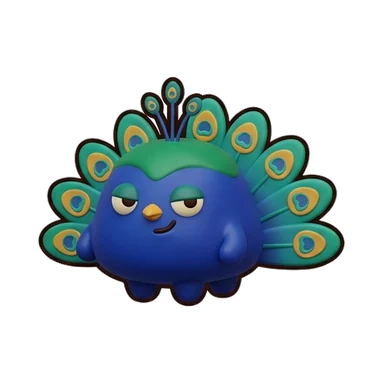 Peacock Poop